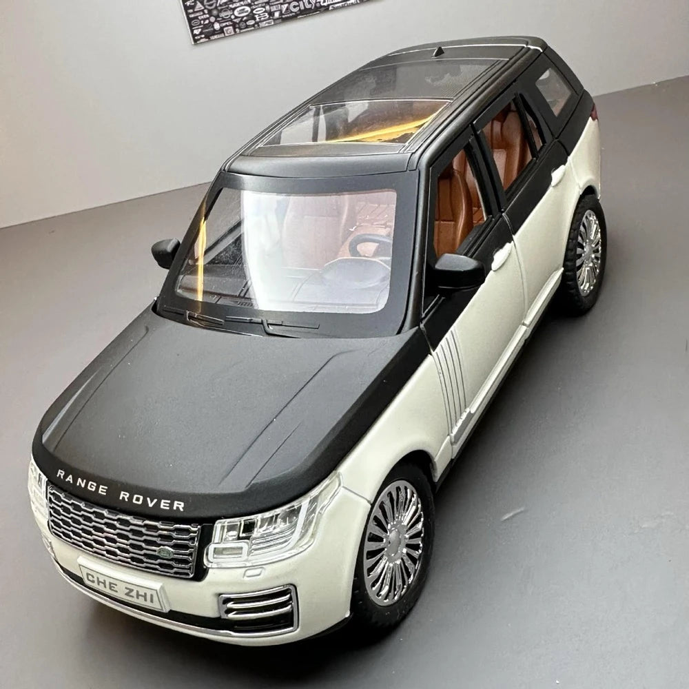 [TOY] 1:24 Land Rover 2012 Range Rover L405 White Model Car Die-Cast