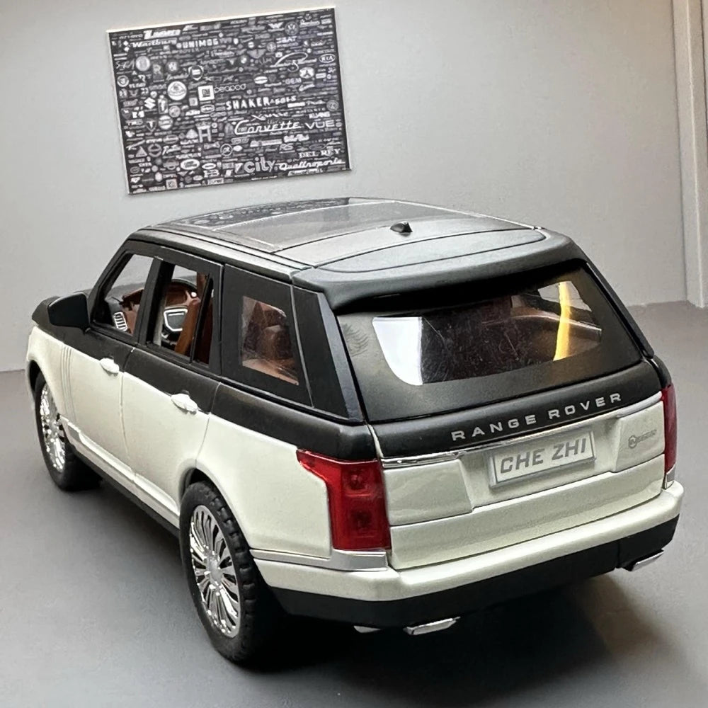 [TOY] 1:24 Land Rover 2012 Range Rover L405 White Model Car Die-Cast