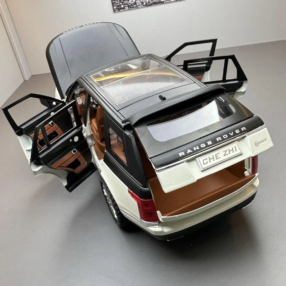 [TOY] 1:24 Land Rover 2012 Range Rover L405 White Model Car Die-Cast