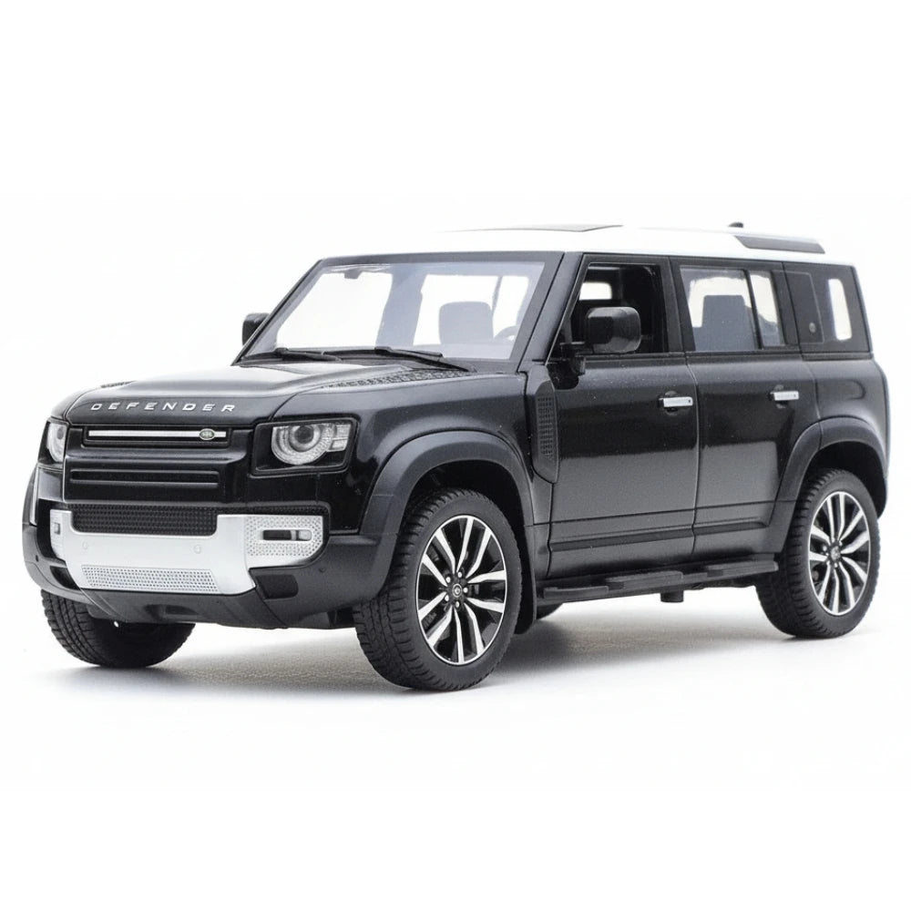 [TOY] 1:24 Land Rover 2019 Defender 110 Black Model Car Die-Cast