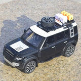 [TOY] 1:24 Land Rover 2019 Defender 110 Black Model Car Die-Cast