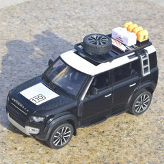 [TOY] 1:24 Land Rover 2019 Defender 110 Black Model Car Die-Cast