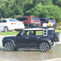[TOY] 1:24 Land Rover 2019 Defender 110 Black Model Car Die-Cast