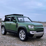 [TOY] 1:24 Land Rover 2019 Defender 110 Green Model Car Die-Cast