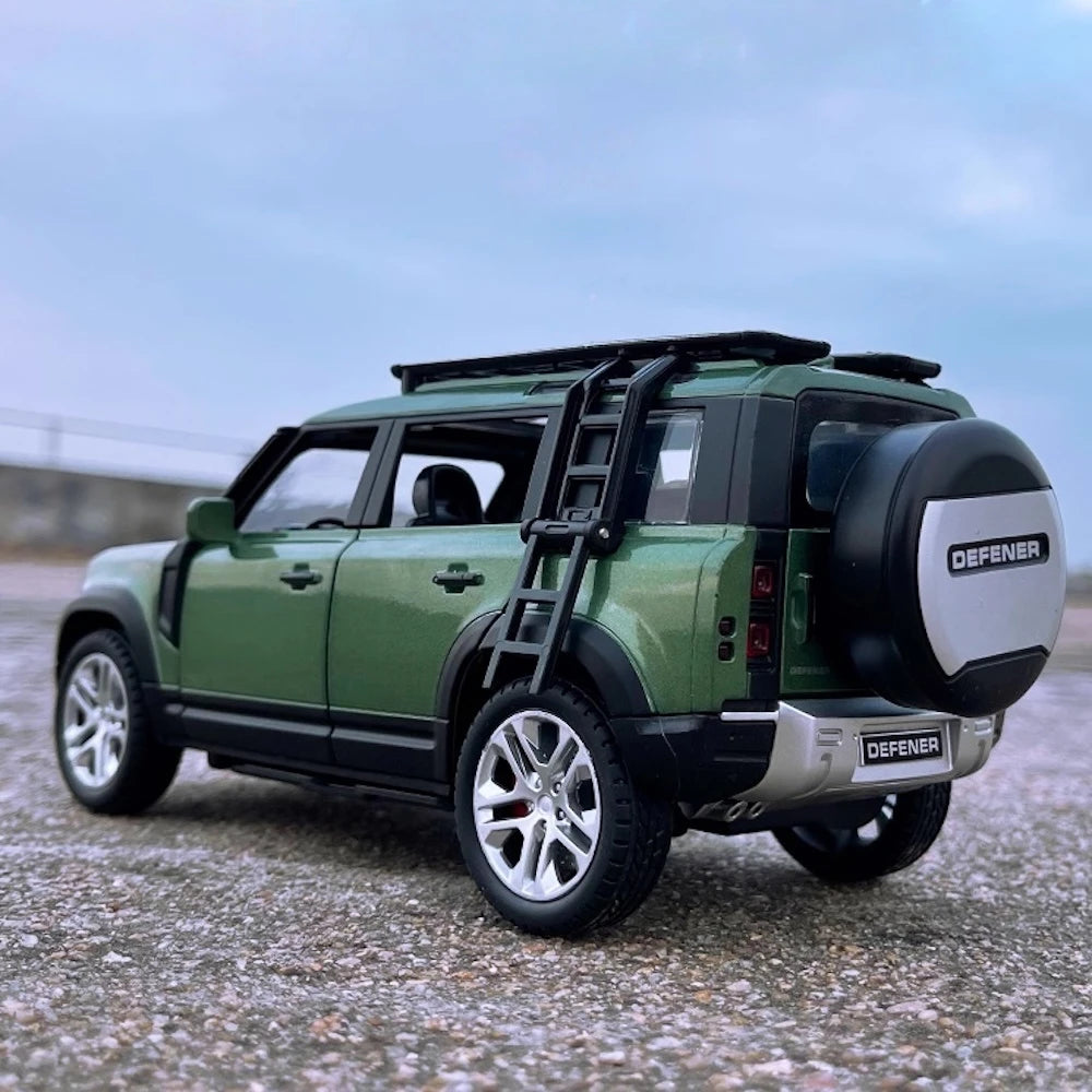 [TOY] 1:24 Land Rover 2019 Defender 110 Green Model Car Die-Cast