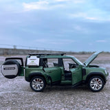 [TOY] 1:24 Land Rover 2019 Defender 110 Green Model Car Die-Cast