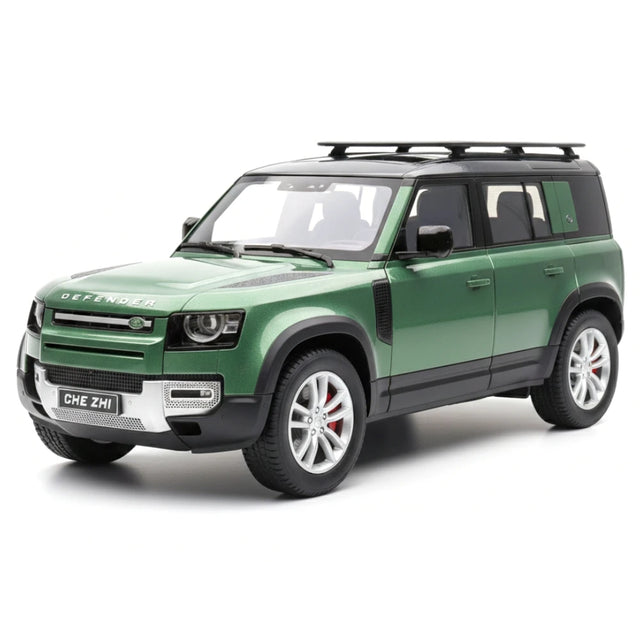[TOY] 1:24 Land Rover 2019 Defender 110 Green Model Car Die-Cast