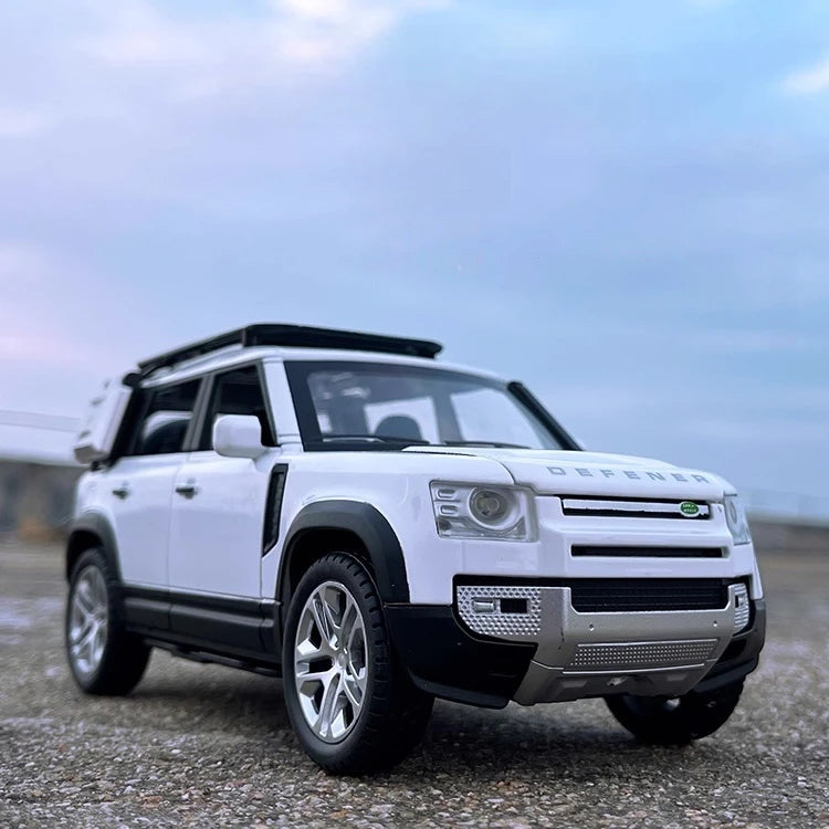 [TOY] 1:24 Land Rover 2019 Defender 110 bianco modellino di auto Die-Cast