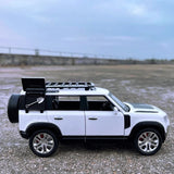 [TOY] 1:24 Land Rover 2019 Defender 110 White Model Car Die-Cast