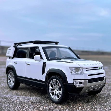 [TOY] 1:24 Land Rover 2019 Defender 110 White Model Car Die-Cast