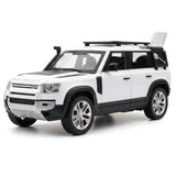 [TOY] 1:24 Land Rover 2019 Defender 110 White Model Car Die-Cast