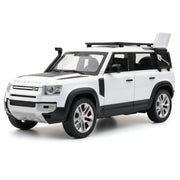 Land Rover 2019 Defender 110 bianco 1:24 – modellino auto in metallo pressofuso da esposizione