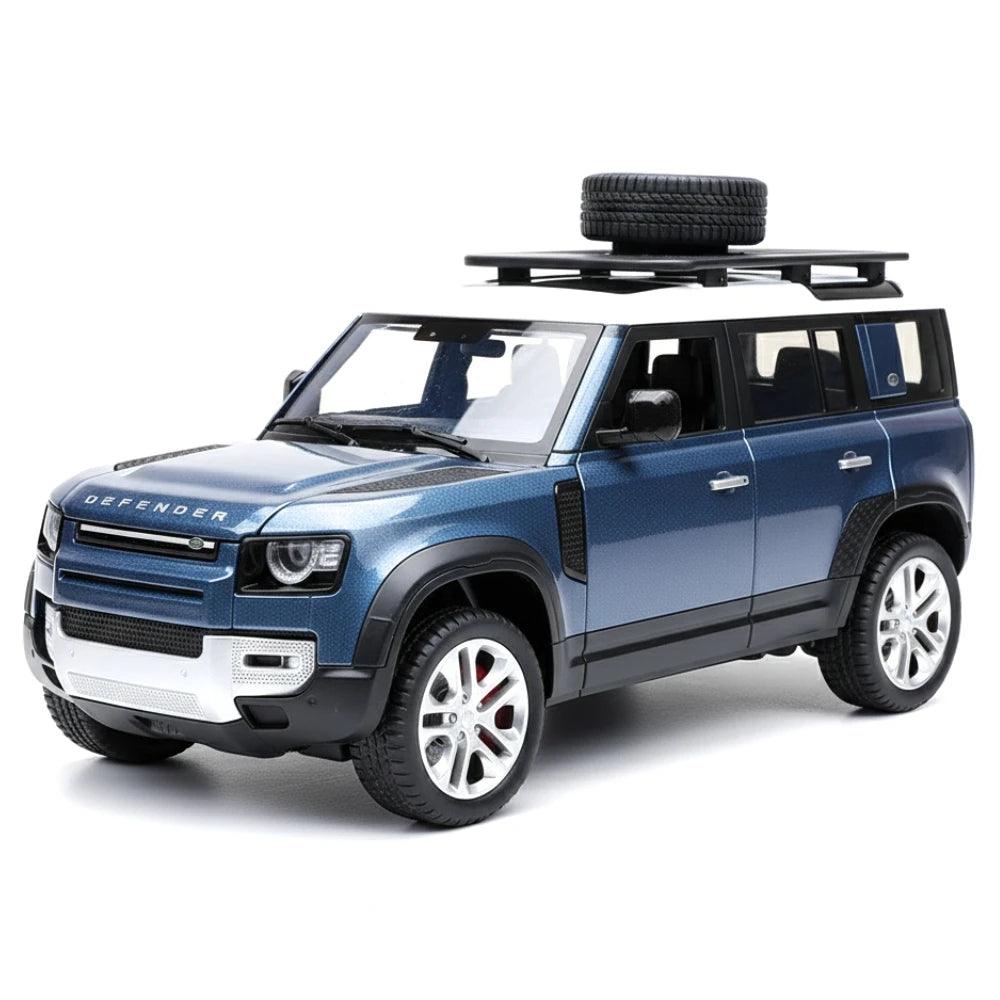 [TOY] 1:24 Land Rover 2020 Defender 110 Blue Model Car Die-Cast