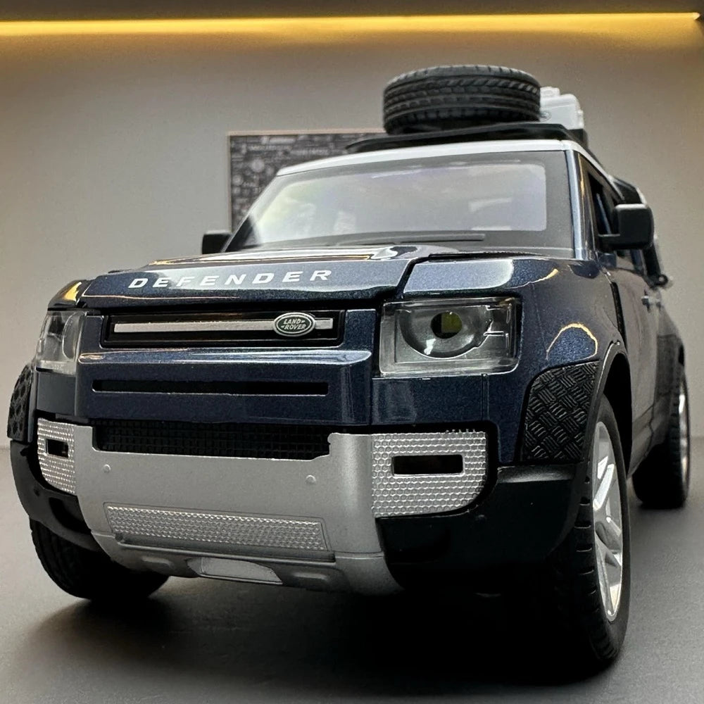 [TOY] 1:24 Land Rover 2020 Defender 110 Blue Model Car Die-Cast