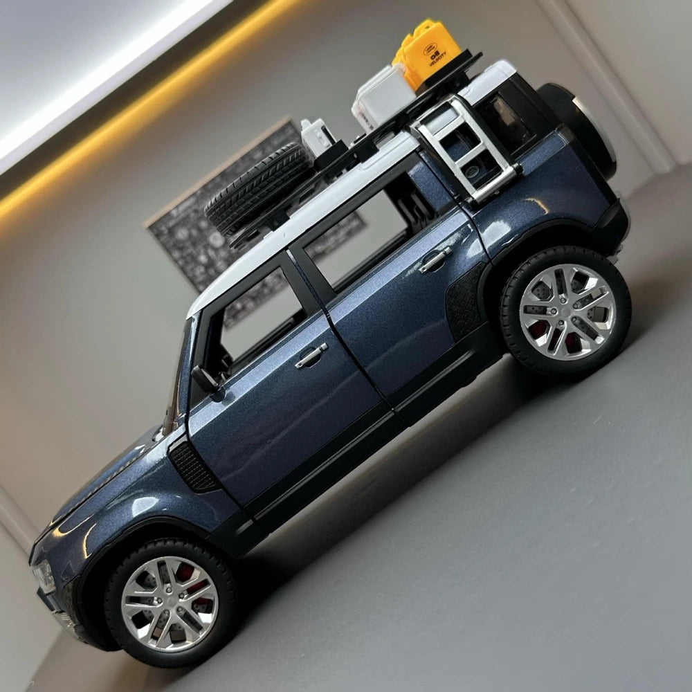 [TOY] 1:24 Land Rover 2020 Defender 110 Blue Model Car Die-Cast