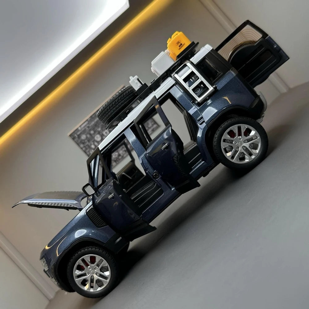 [TOY] 1:24 Land Rover 2020 Defender 110 Blue Model Car Die-Cast