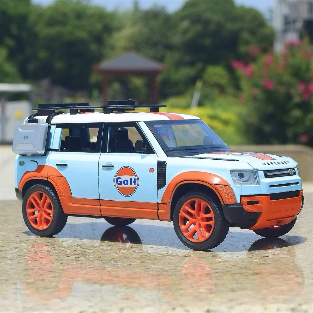 [TOY] 1:24 Land Rover 2020 Defender 110 Golf Model Car Die-Cast