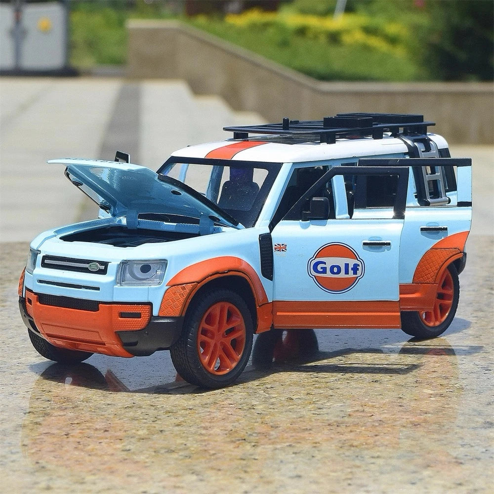 [TOY] 1:24 Land Rover 2020 Defender 110 Golf Model Car Die-Cast
