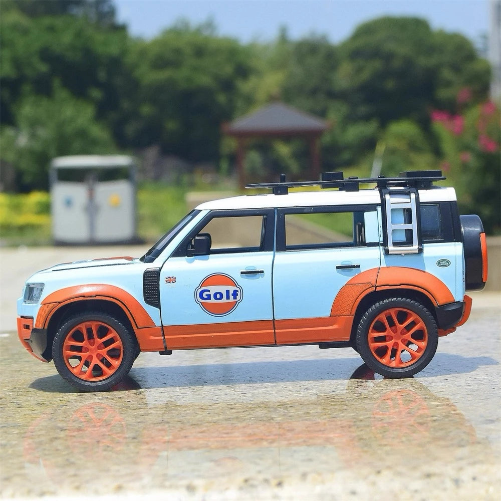 [TOY] 1:24 Land Rover 2020 Defender 110 Golf Model Car Die-Cast