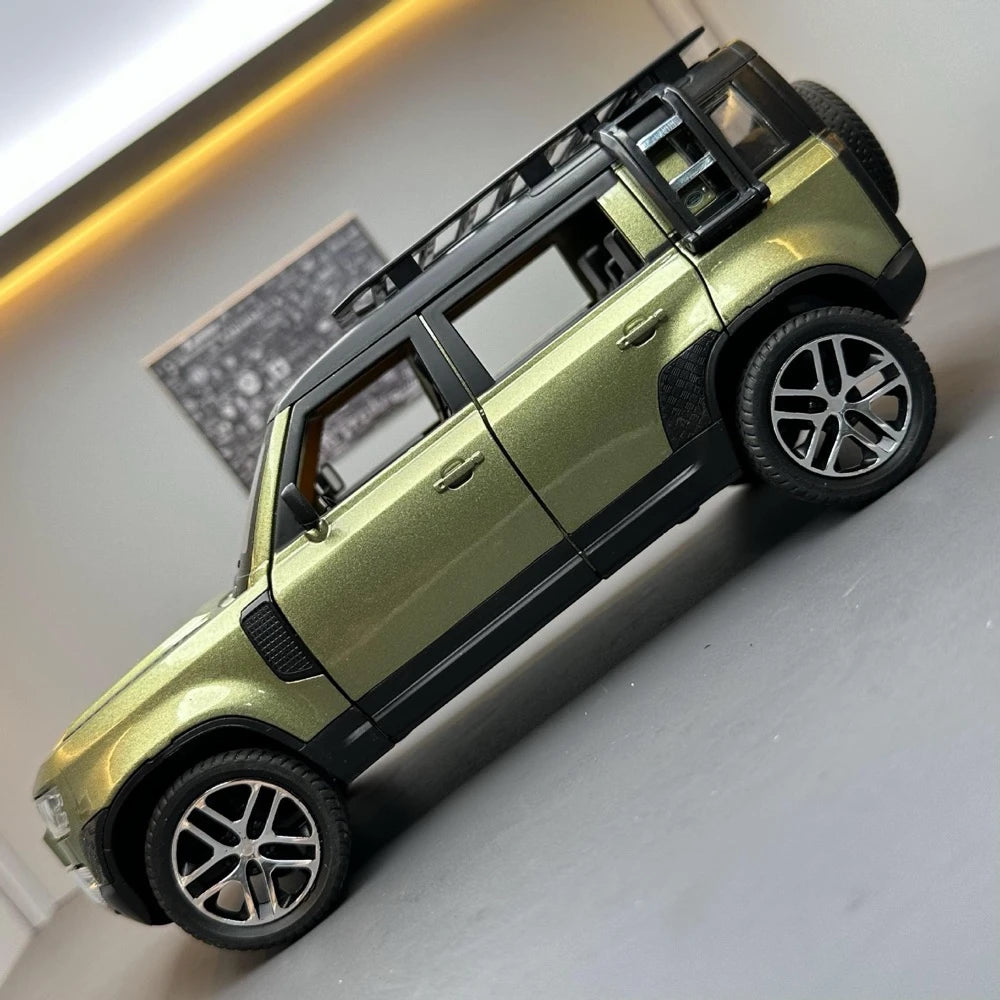 [TOY] 1:24 Land Rover 2020 Defender 110 Green Model Car Die-Cast