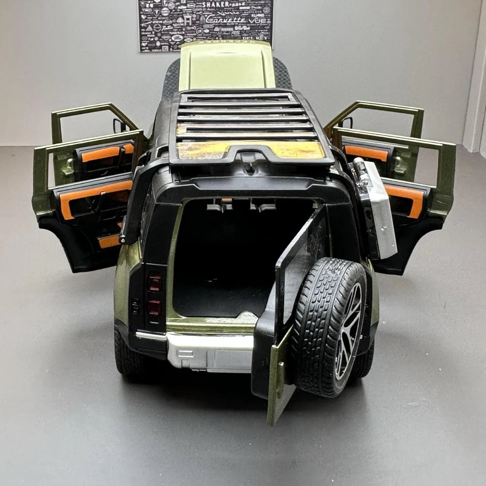 [TOY] 1:24 Land Rover 2020 Defender 110 Green Model Car Die-Cast