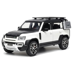 [TOY] 1:24 Land Rover 2020 Defender 110 bianco modellino di auto Die-Cast