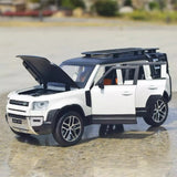[TOY] 1:24 Land Rover 2020 Defender 110 White Model Car Die-Cast