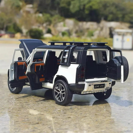 [TOY] 1:24 Land Rover 2020 Defender 110 White Model Car Die-Cast