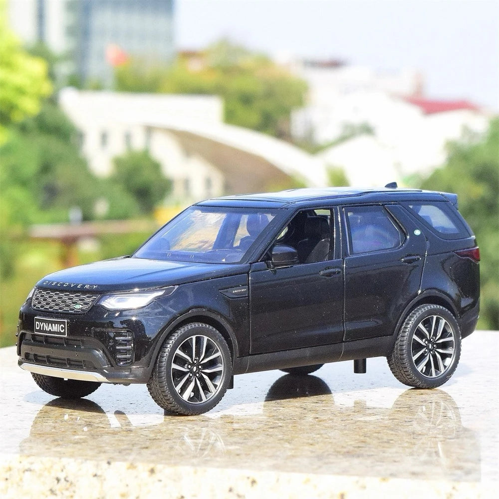 [TOY] 1:24 Land Rover 2020 Upptäcky R-Dynamic SE svart modellbil Die-Cast