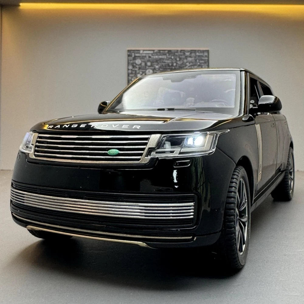 [TOY] 1:24 Land Rover 2022 Range Rover SV L460 Black Model Car Die-Cast