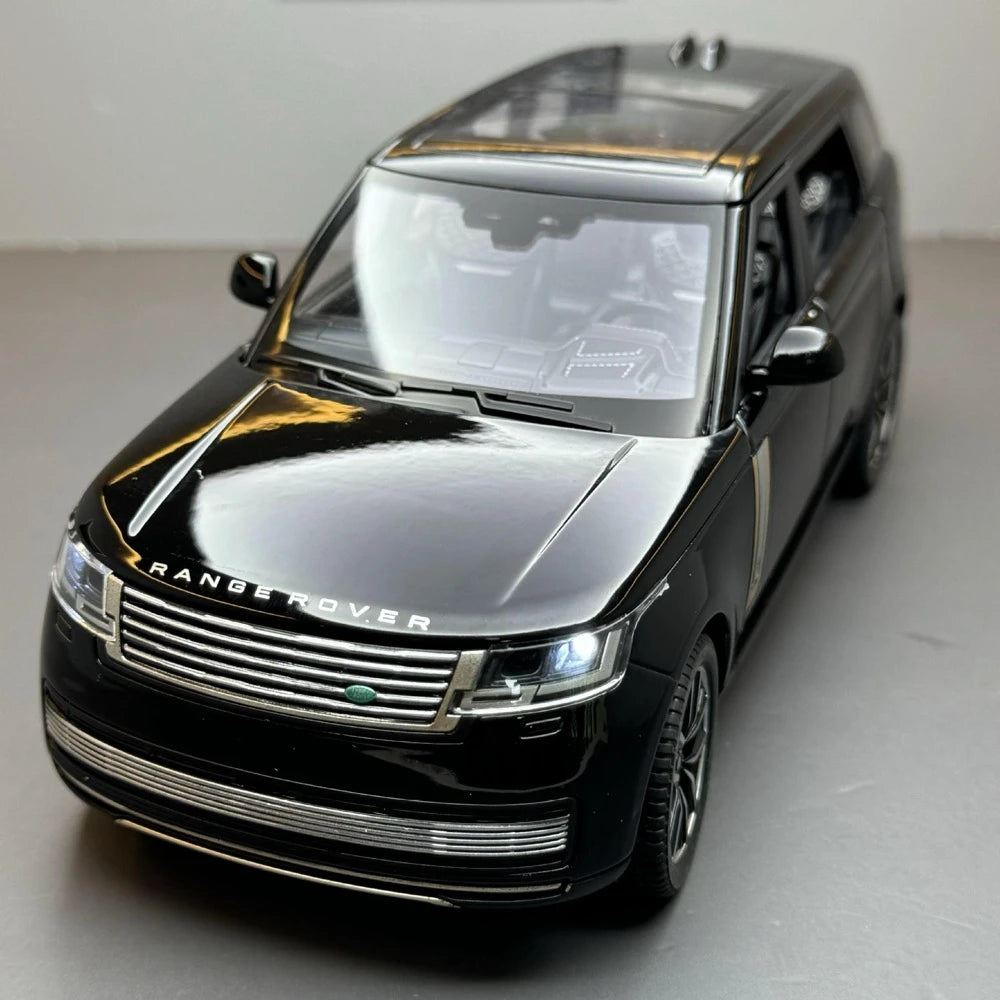 [TOY] 1:24 Land Rover 2022 Range Rover SV L460 Black Model Car Die-Cast