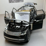 [TOY] 1:24 Land Rover 2022 Range Rover SV L460 Black Model Car Die-Cast