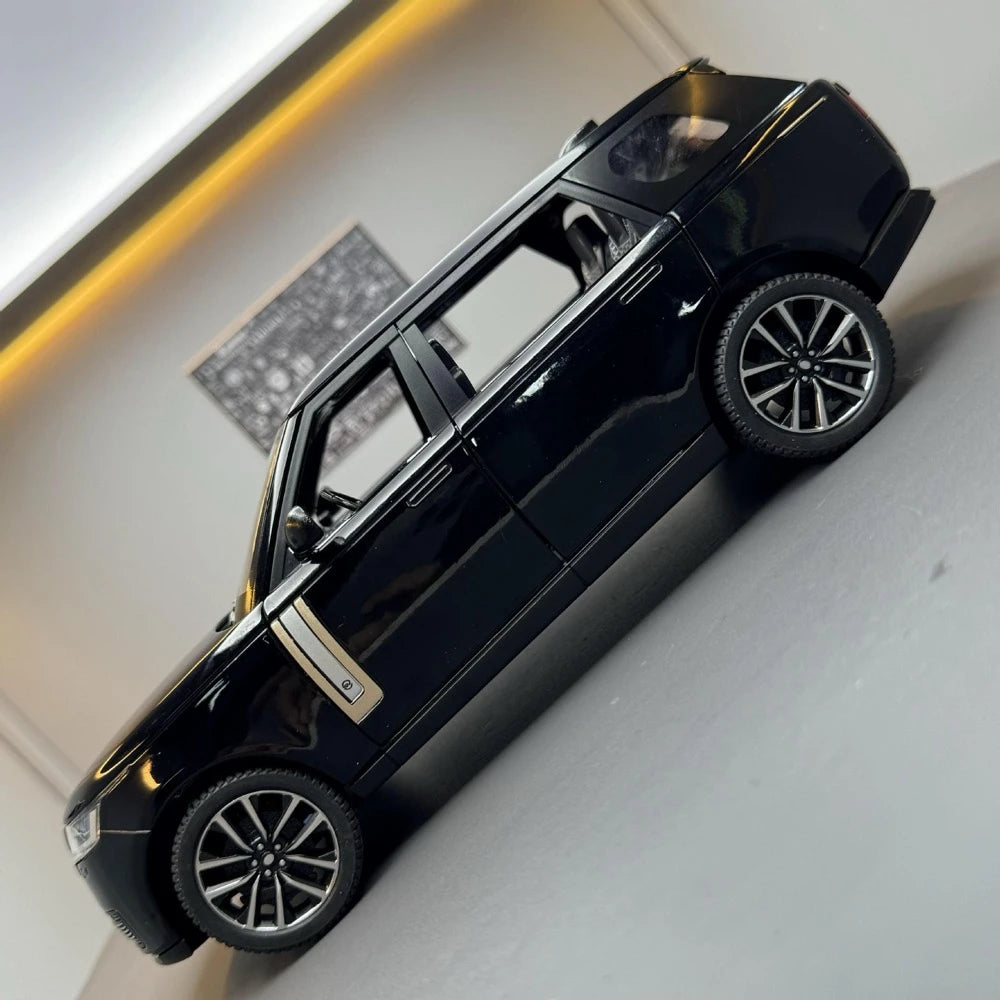 [TOY] 1:24 Land Rover 2022 Range Rover SV L460 Black Model Car Die-Cast