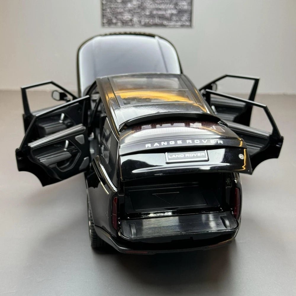 [TOY] 1:24 Land Rover 2022 Range Rover SV L460 Black Model Car Die-Cast