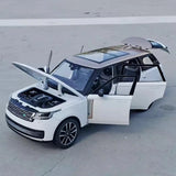 [TOY] 1:24 Land Rover 2022 Range Rover SV L460 blanc voiture miniature Die-Cast