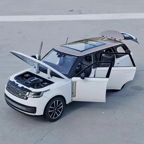 [TOY] 1:24 Land Rover 2022 Range Rover SV L460 White Model Car Die-Cast