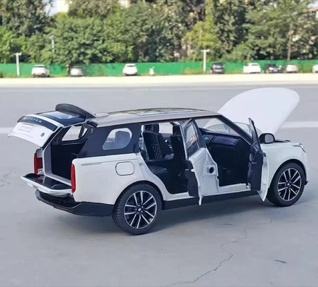 [TOY] 1:24 Land Rover 2022 Range Rover SV L460 White Model Car Die-Cast