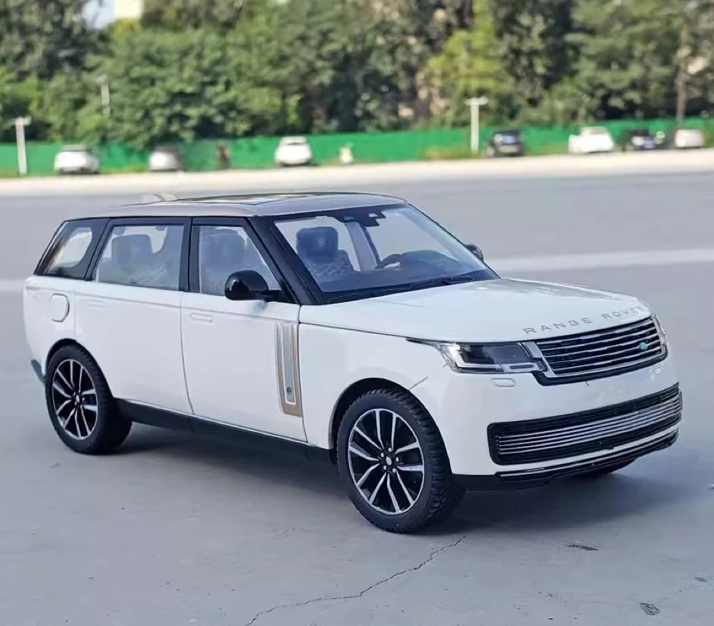 [TOY] 1:24 Land Rover 2022 Range Rover SV L460 White Model Car Die-Cast