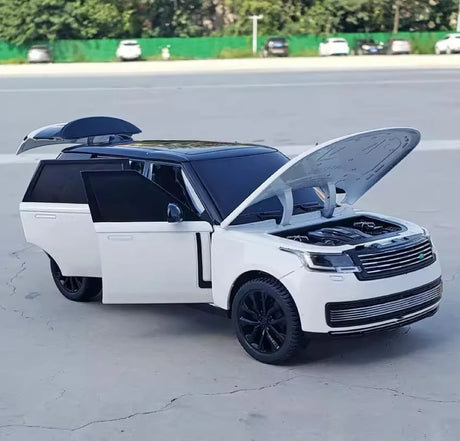 [TOY] 1:24 Land Rover 2022 Range Rover SV L460 White Model Car Die-Cast