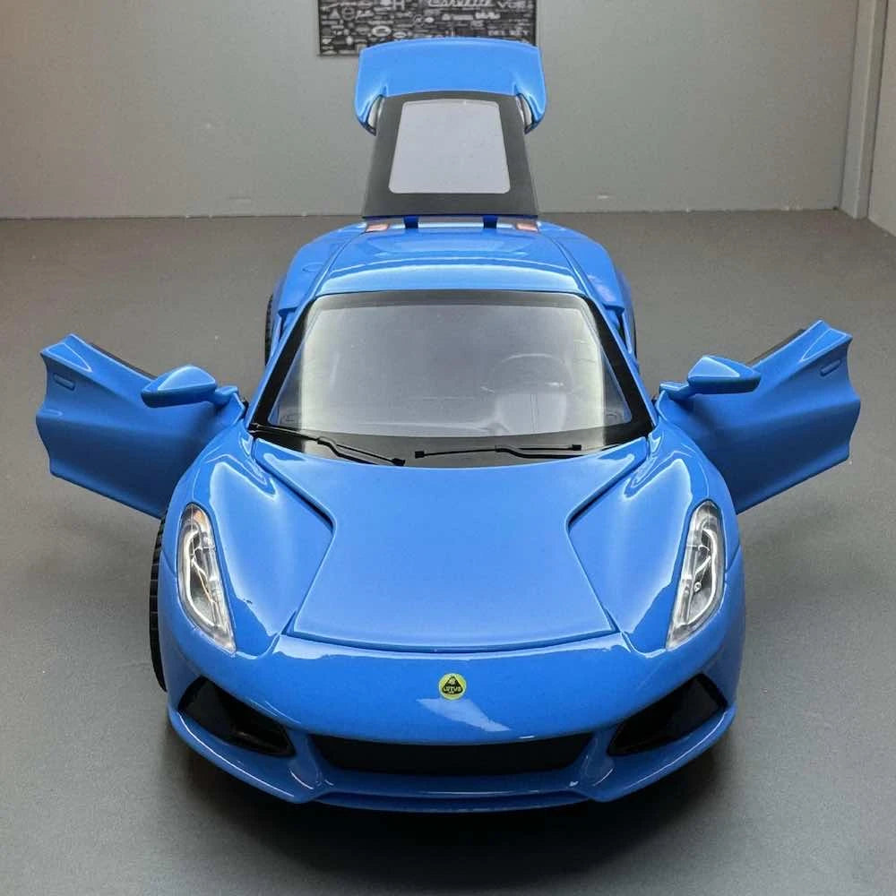 [TOY] 1:24 Lotus 2021 Emira Blue Model Car Die-Cast