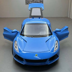 [TOY] 1:24 Lotus 2021 Emira Blue Model Car Die-Cast