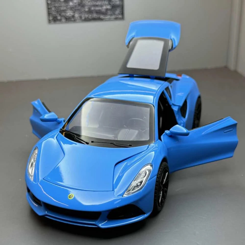 [TOY] 1:24 Lotus 2021 Emira Blue Model Car Die-Cast