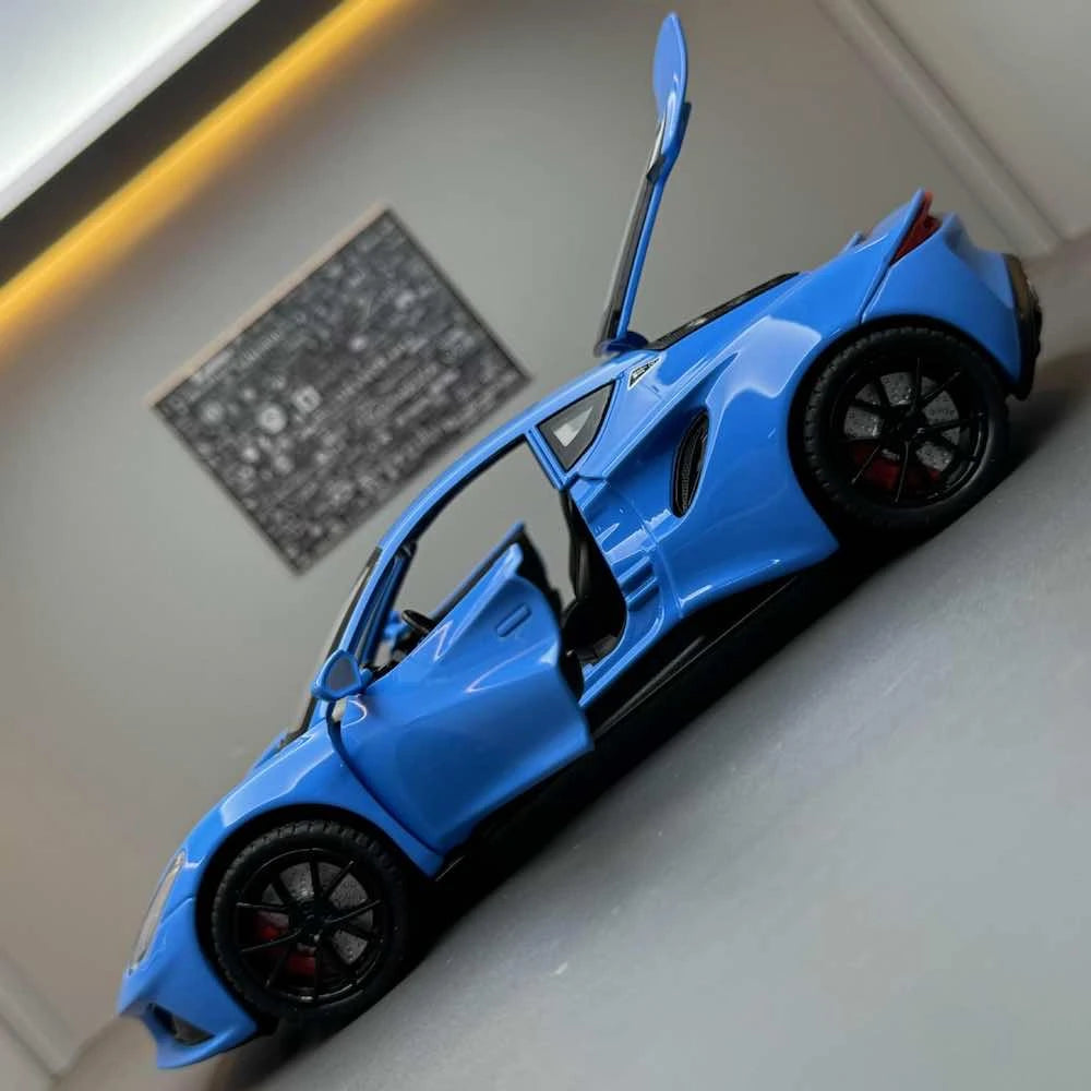 [TOY] 1:24 Lotus 2021 Emira Blue Model Car Die-Cast