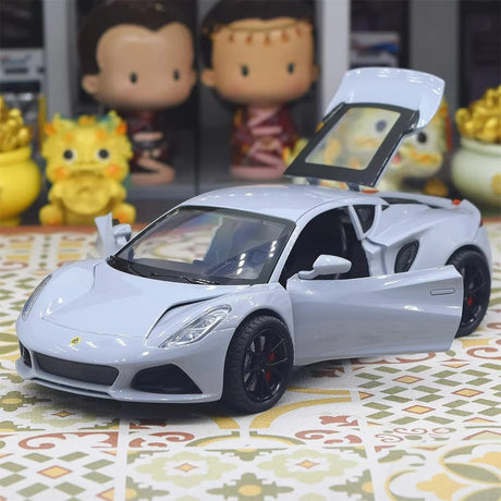 [TOY] 1:24 Lotus 2021 Emira Gray Model Car Die-Cast