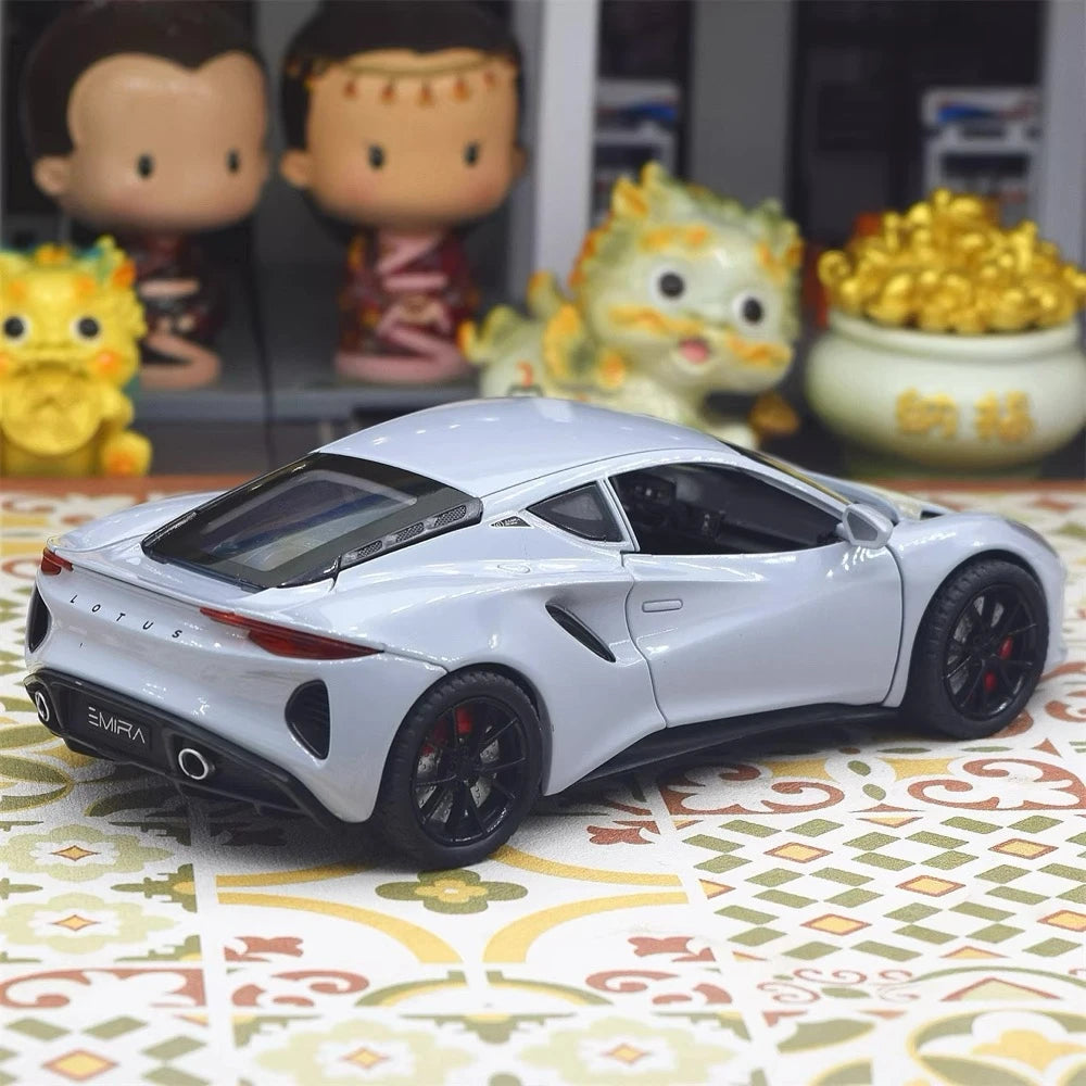 [TOY] 1:24 Lotus 2021 Emira Gray Model Car Die-Cast