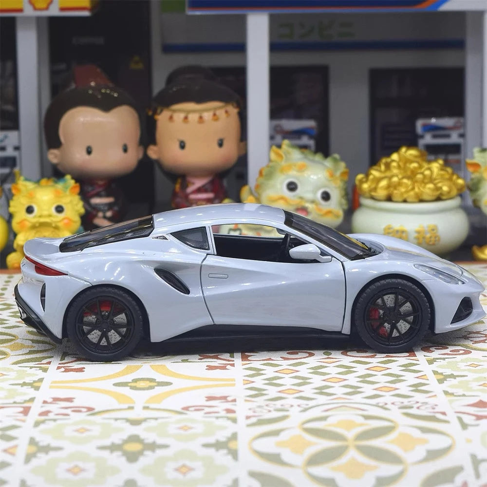 [TOY] 1:24 Lotus 2021 Emira Gray Model Car Die-Cast