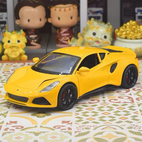 [TOY] 1:24 Lotus 2021 Emira Yellow Model Car Die-Cast