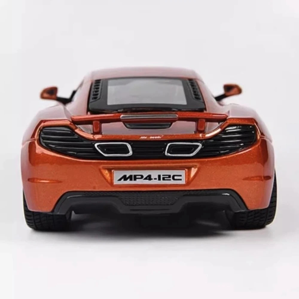 [TOY] 1:24 McLaren 2011 MP4-12C Orange Model Car Die-Cast