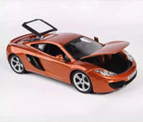 [TOY] 1:24 McLaren 2011 MP4-12C Orange Model Car Die-Cast