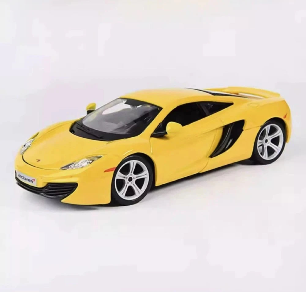 [TOY] 1:24 McLaren 2011 MP4-12C Yellow Model Car Die-Cast